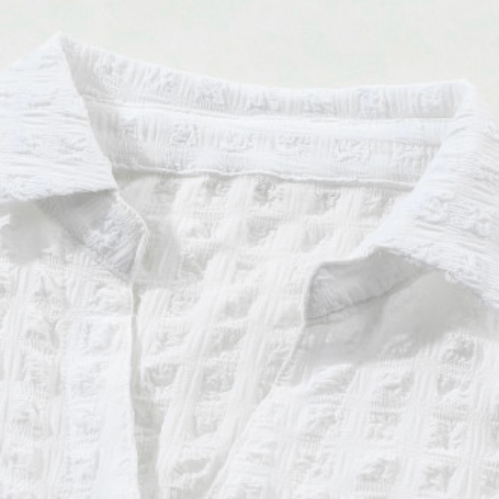 Bennett crinkled plaid textured shirt - Picture 3 of 7
